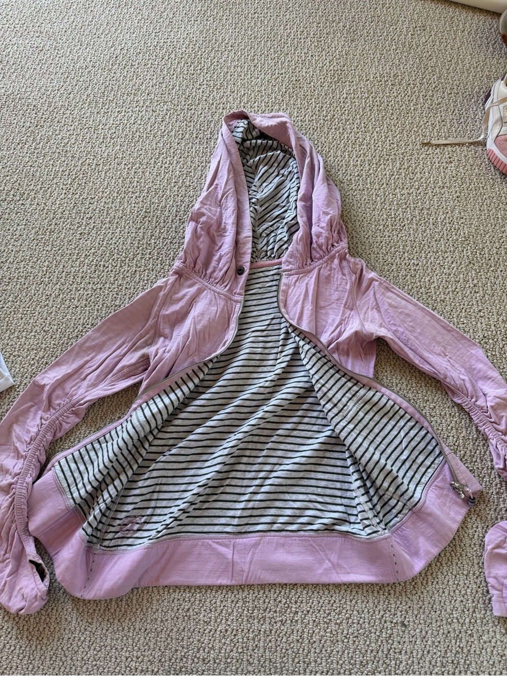 Vintage Lululemon zip up with internal detailing